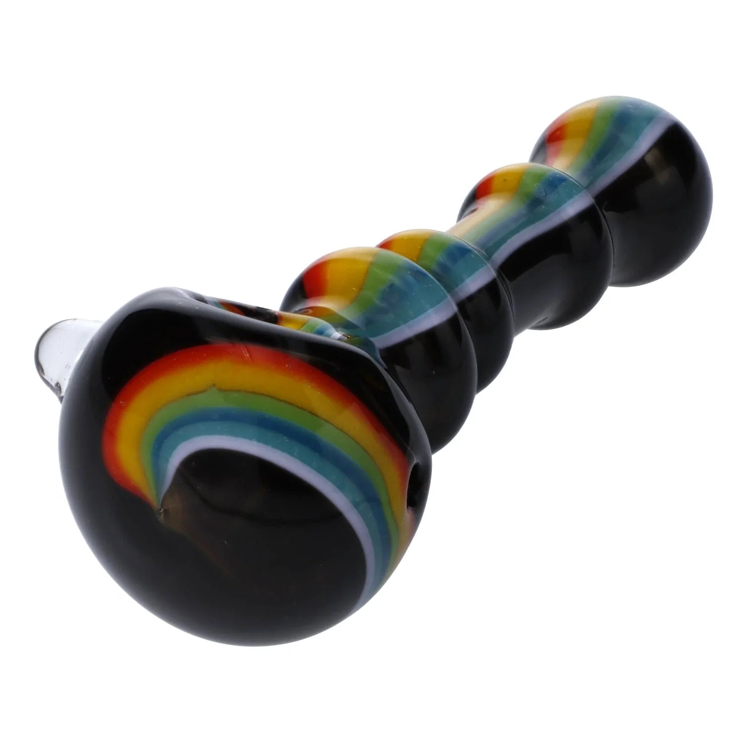 Valiant Rainbow Hand Pipe - Black - Image 2