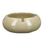 Valiant Round Glass Ashtray - Yellow - 4in - Image 2