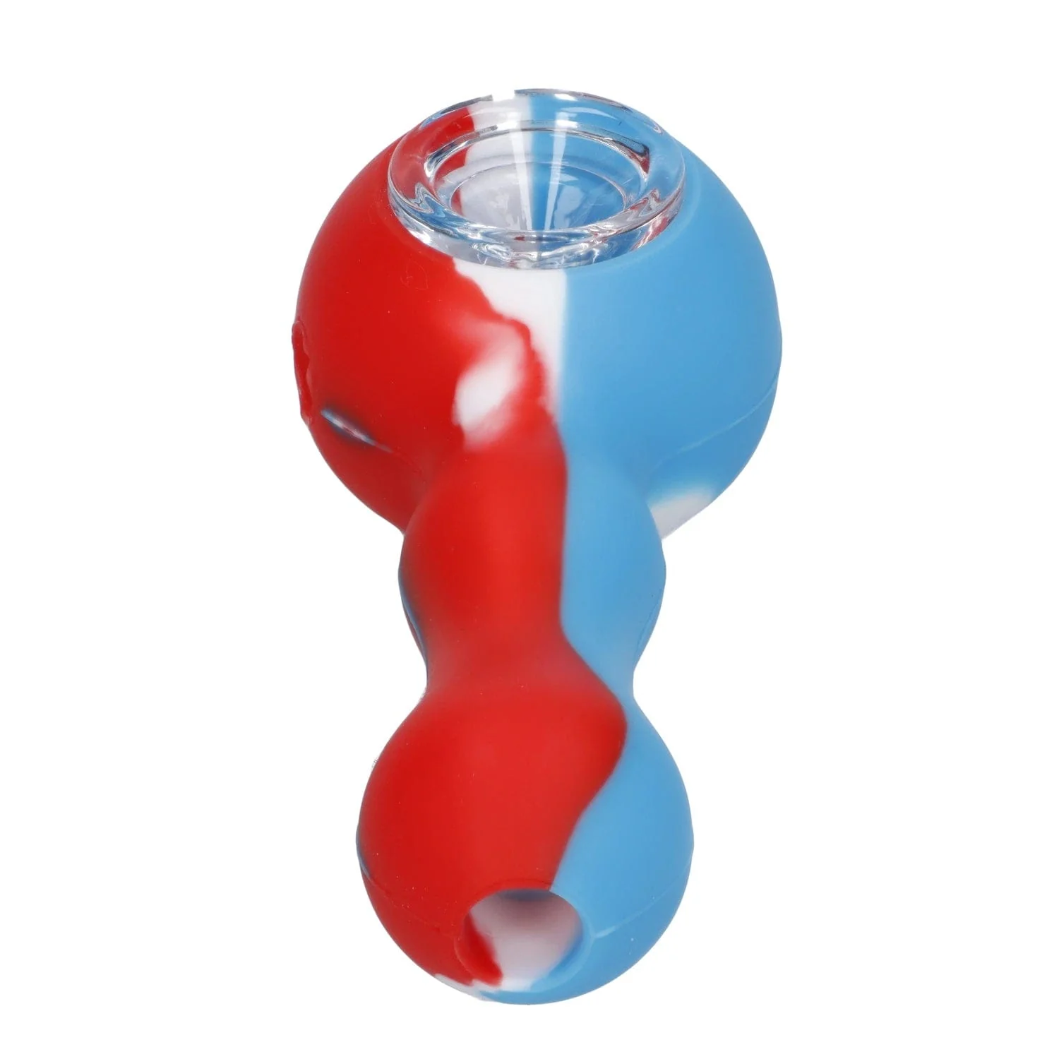 Valiant Silicone Pipe w/Glass Bowl & Secret Storage-Assorted-4in. - Image 6