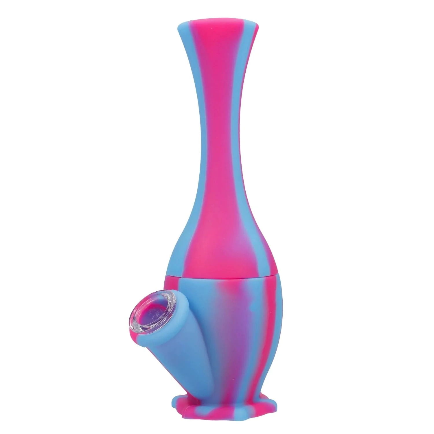 Valiant Silicone Vase Water Pipe - Assorted - 7in. - Image 10