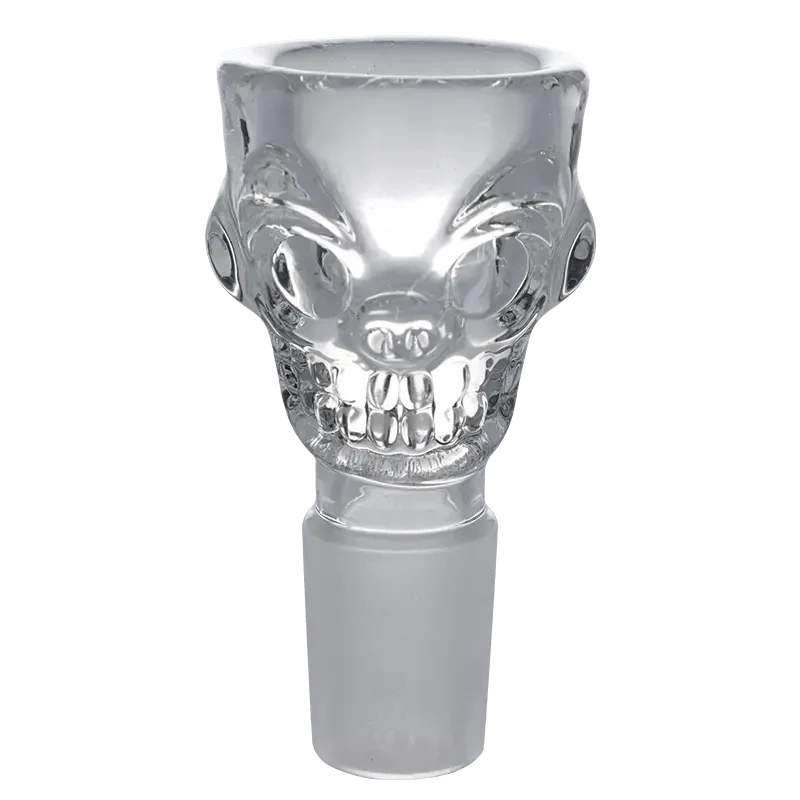 Valiant Skull Bowl - Clear - Male 18mm
