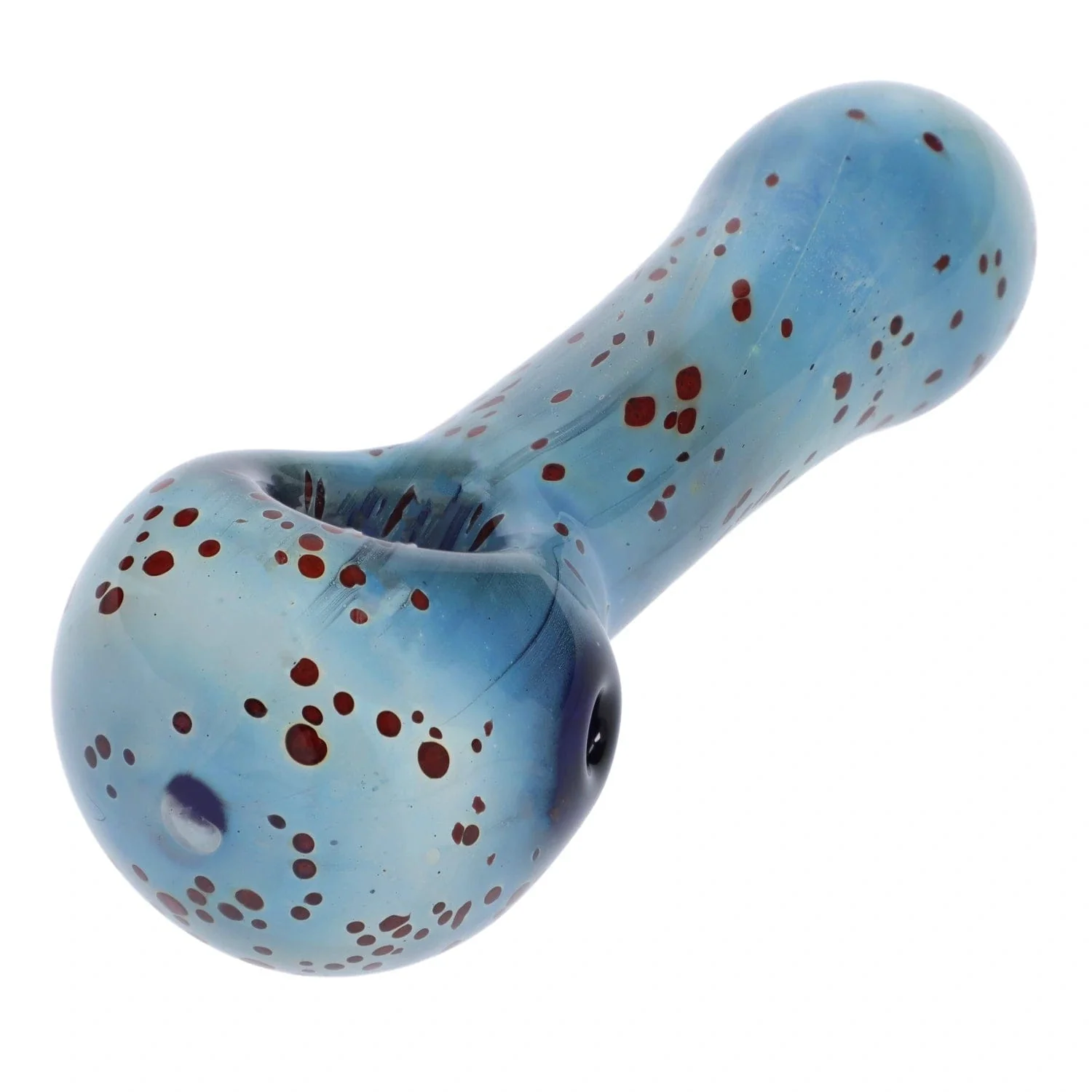 Valiant Speckle Hand Pipe - Blue - Image 2
