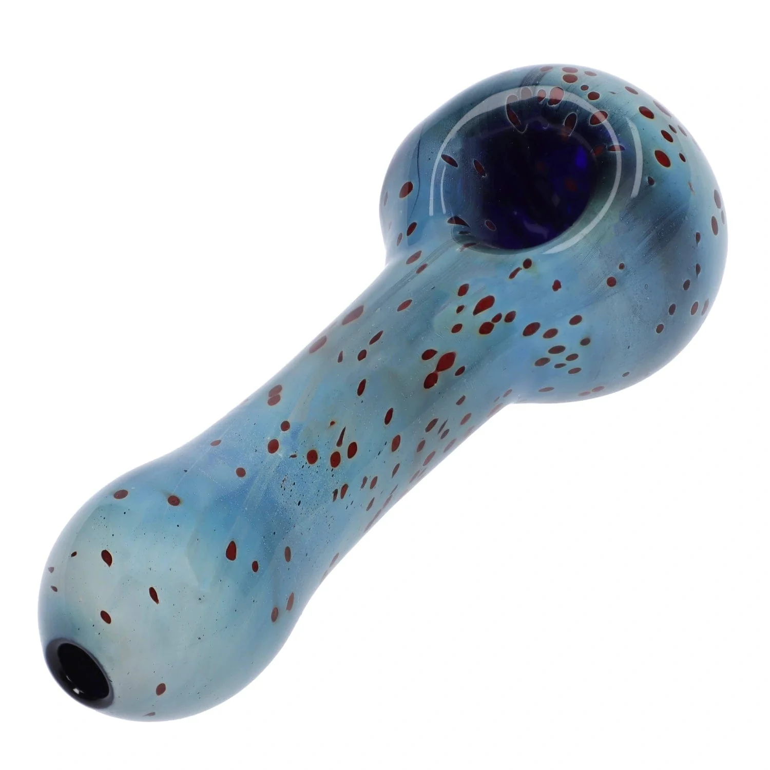 Valiant Speckle Hand Pipe - Blue - Image 6