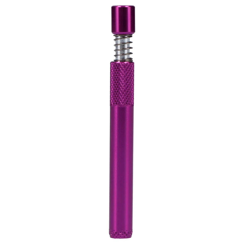 Valiant Spring Loaded Weave Tip One Hitter - Purple