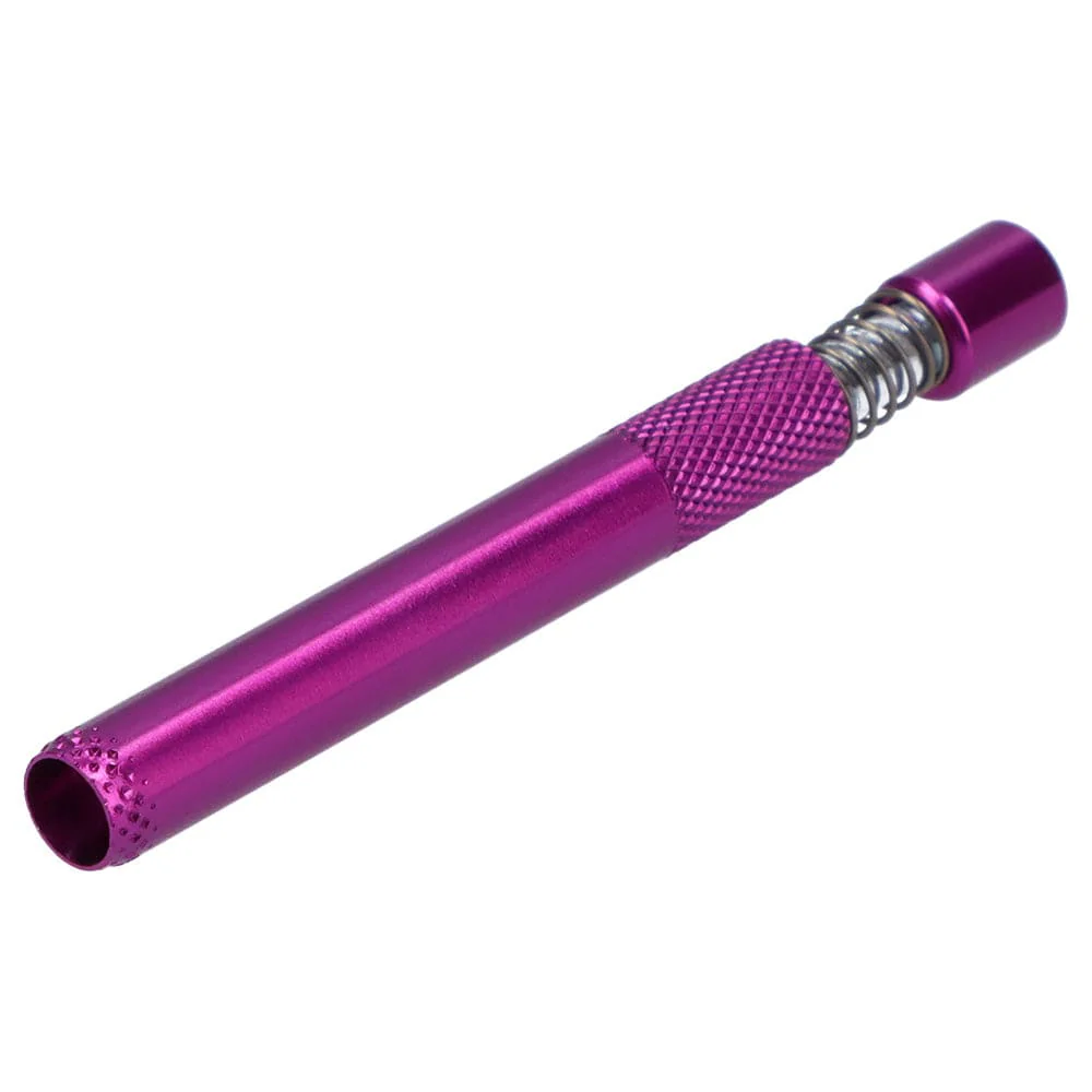 Valiant Spring Loaded Weave Tip One Hitter - Purple - Image 2