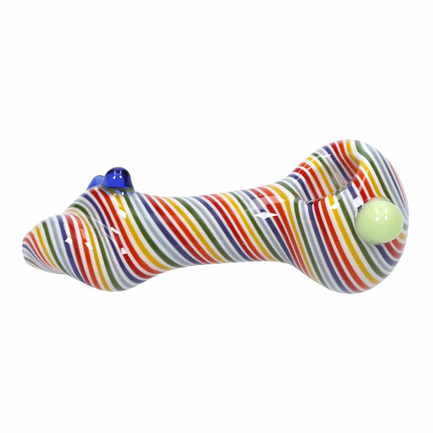Valiant Swirl Spoon Pipe - Rainbow - 4in. - Image 5