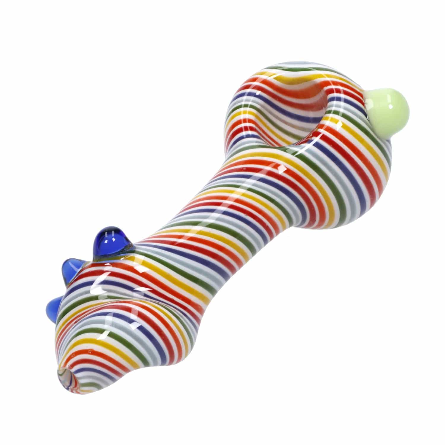 Valiant Swirl Spoon Pipe - Rainbow - 4in. - Image 6