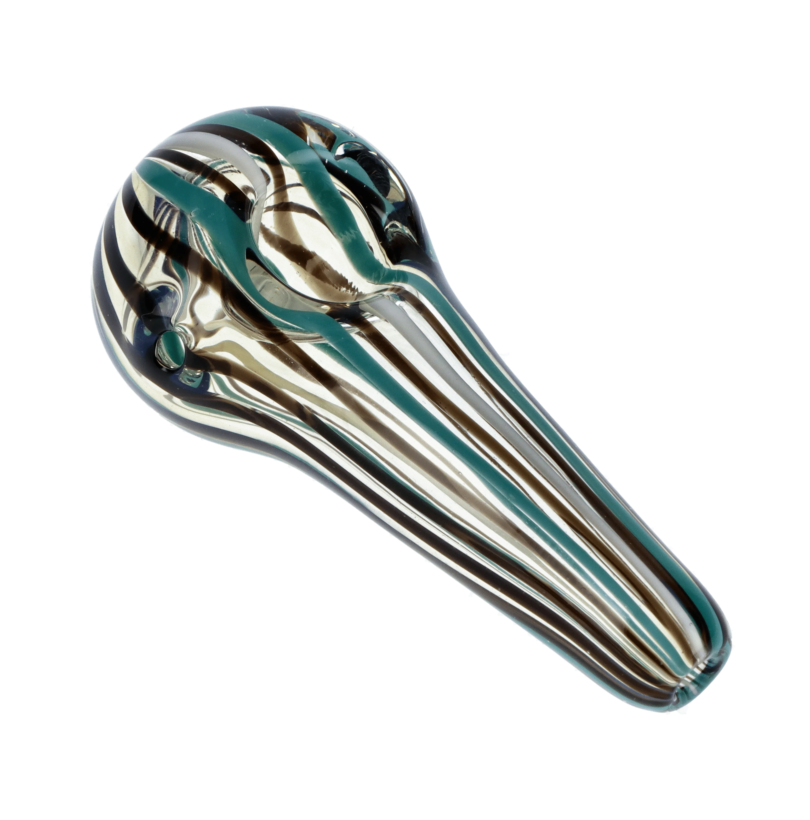 Valiant T Glass Pipe - Teal - 4in. - Image 3