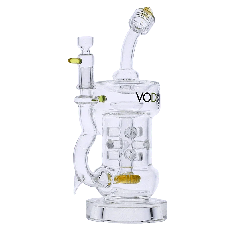 Vodka Icy Thunder Water Pipe - Green - 10in. - Image 2