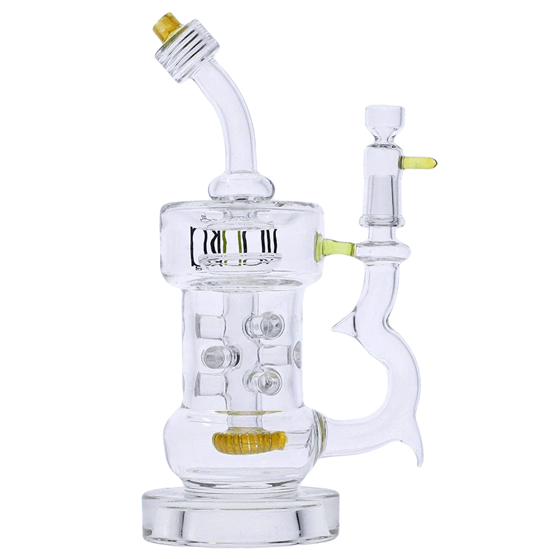 Vodka Icy Thunder Water Pipe - Green - 10in. - Image 6