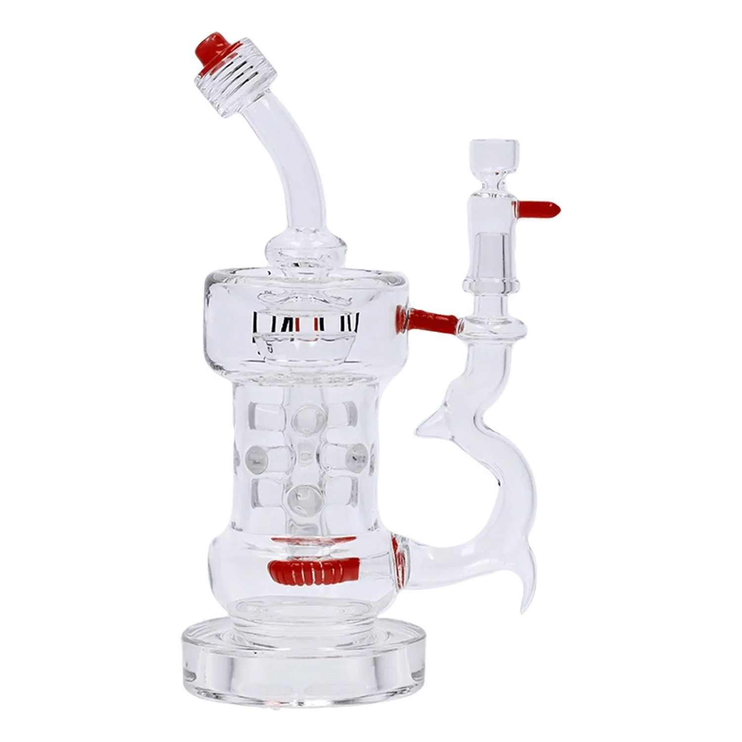 Vodka Icy Thunder Water Pipe - Red - 8.5in. - Image 6