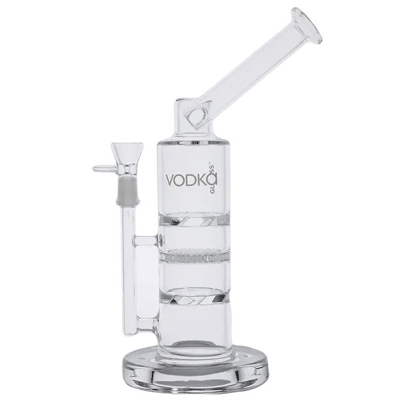 Vodka Water Pipe - Clear - 13in. - Image 5