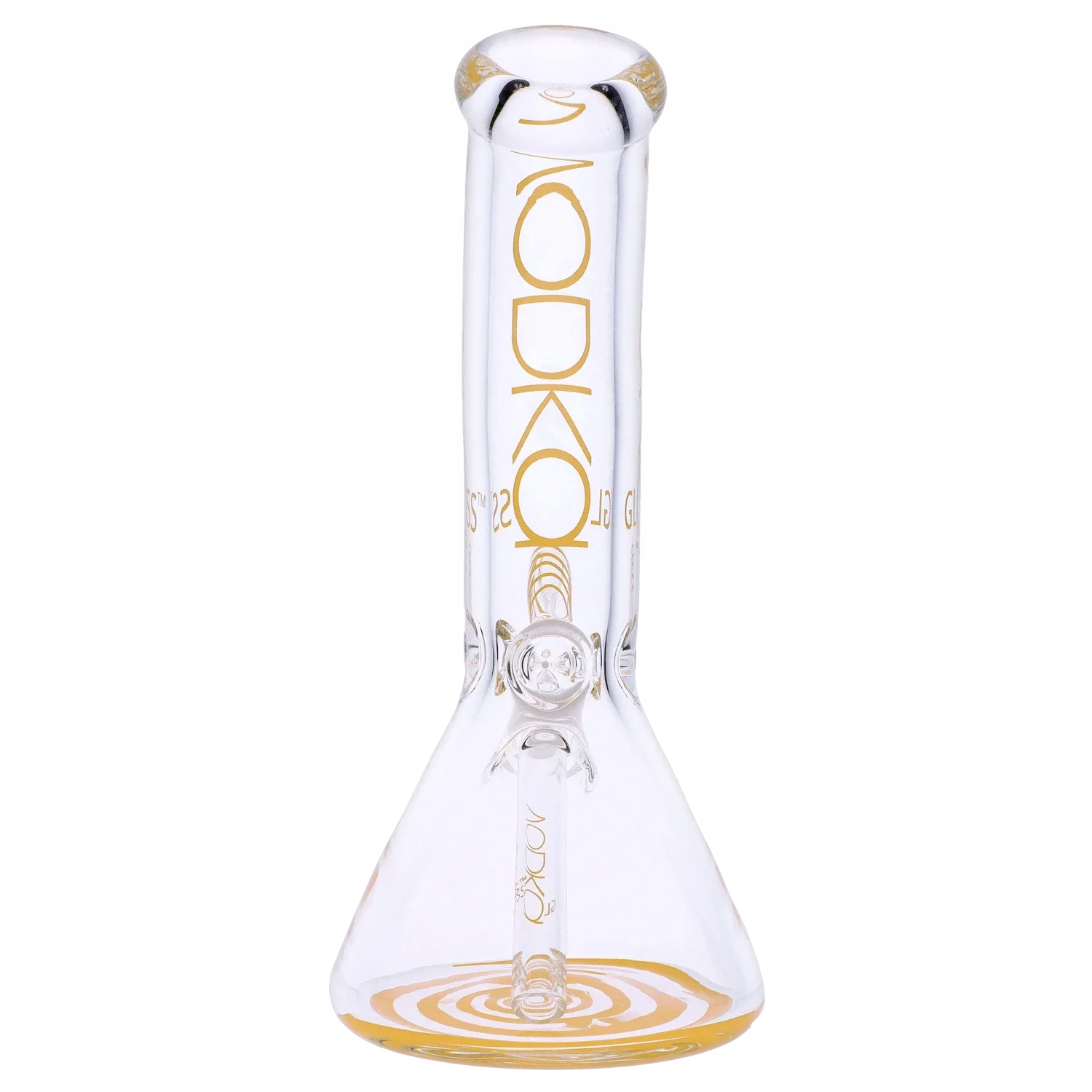 Vodka 9mm Bent Neck Water Pipe - Gold - 12in. - Image 7