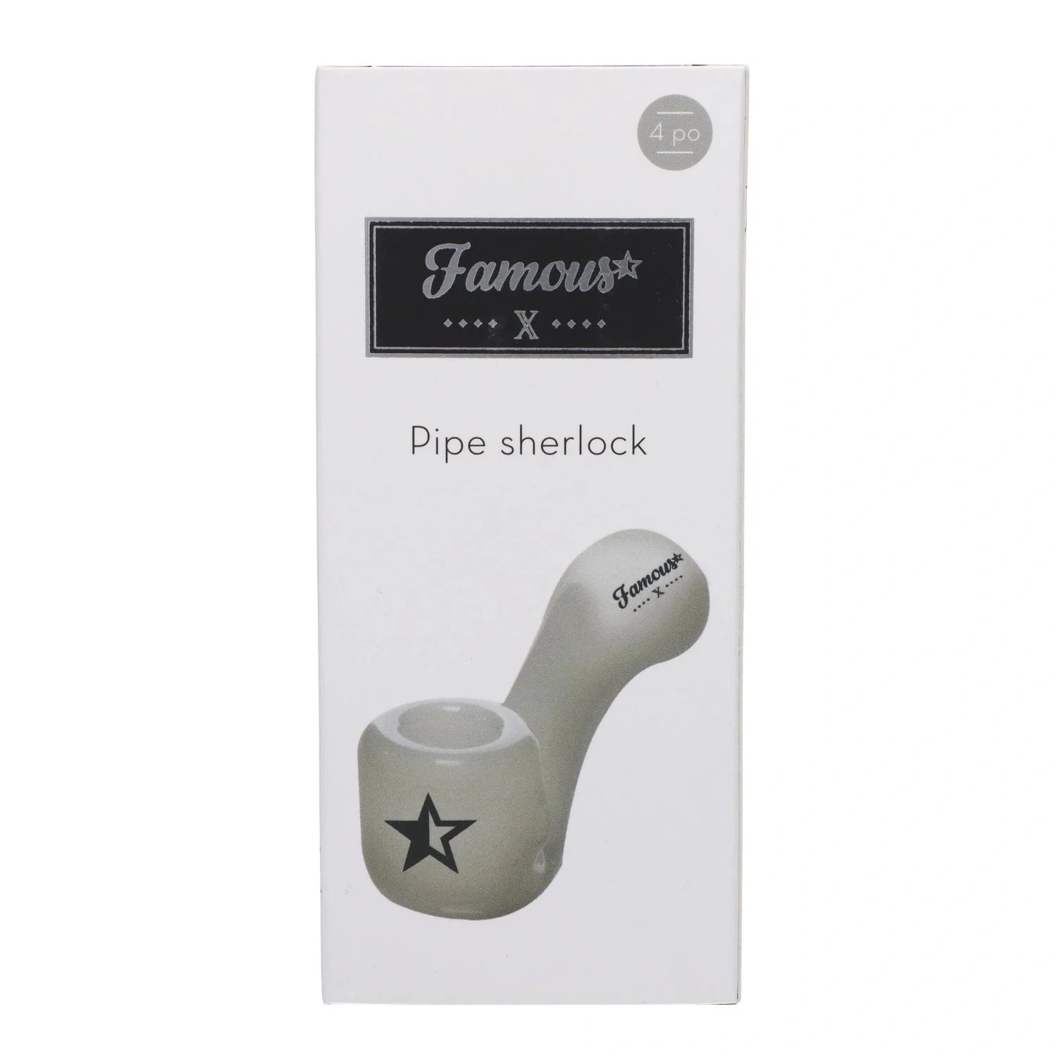 Famous X Sherlock - Milky White -4in. - Image 9