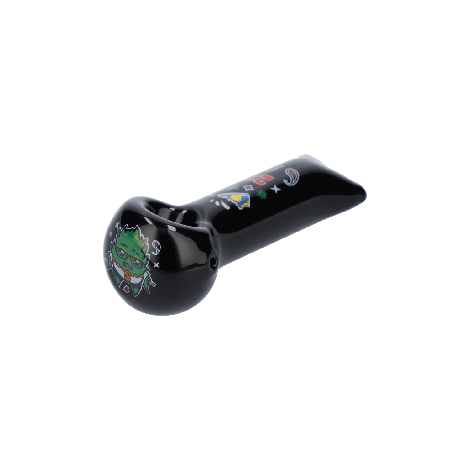 Wido OG Kush Spoon Pipe - Black - 4in. - Image 3