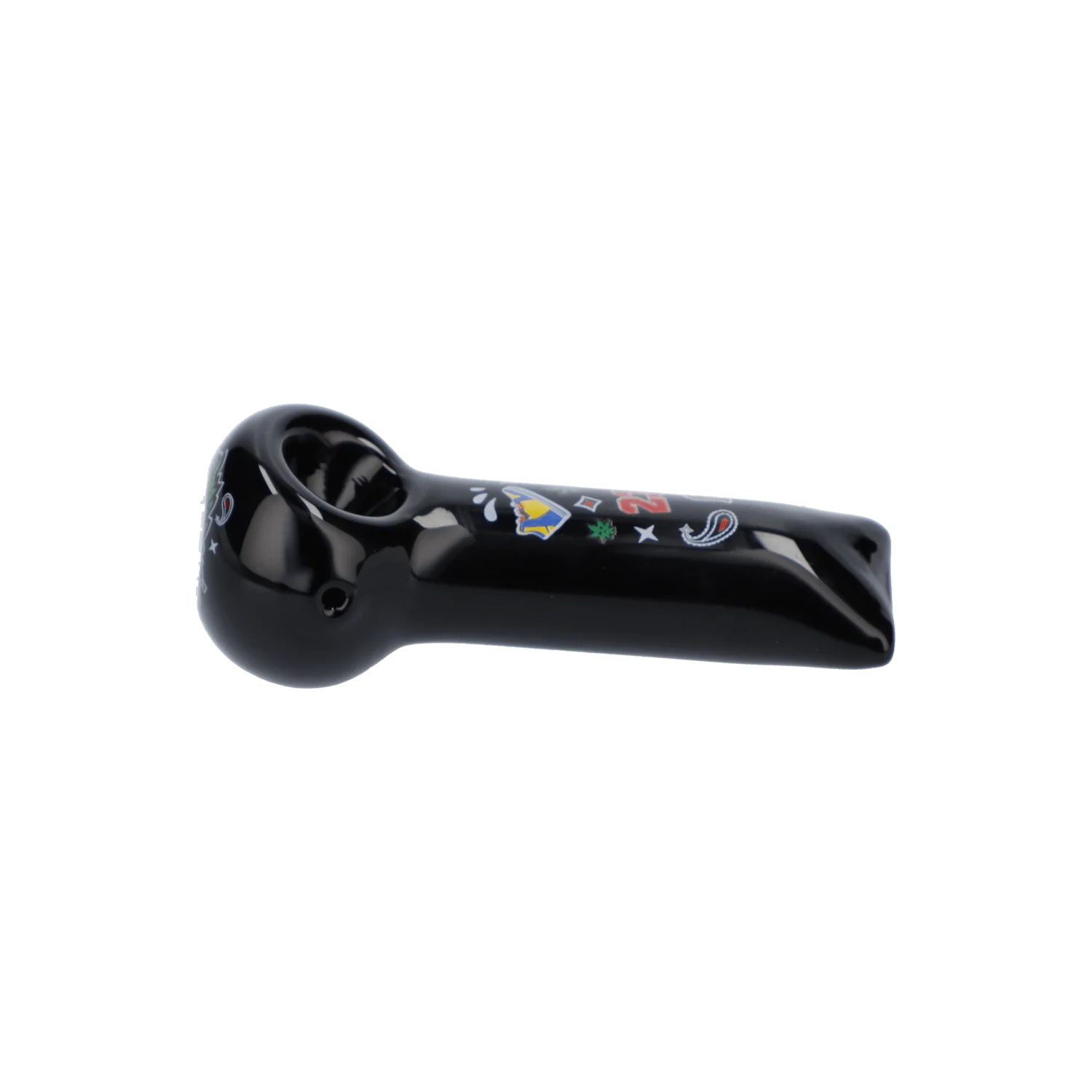 Wido OG Kush Spoon Pipe - Black - 4in. - Image 4