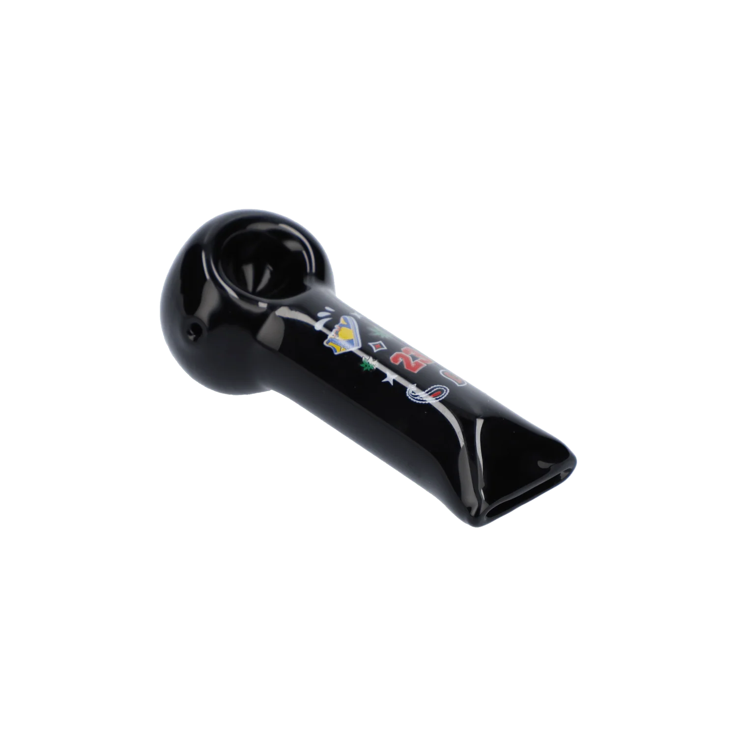 Wido OG Kush Spoon Pipe - Black - 4in. - Image 5