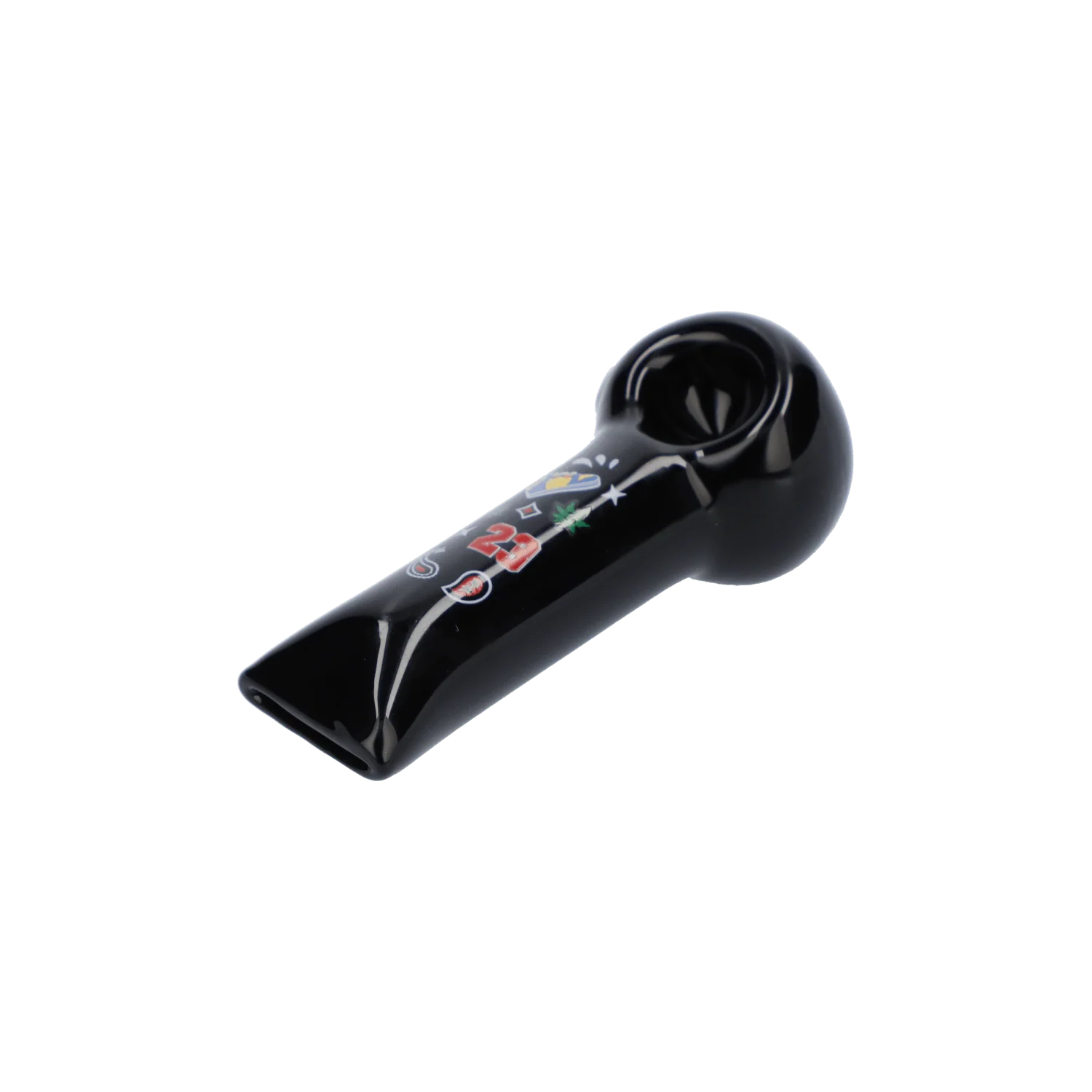 Wido OG Kush Spoon Pipe - Black - 4in. - Image 6