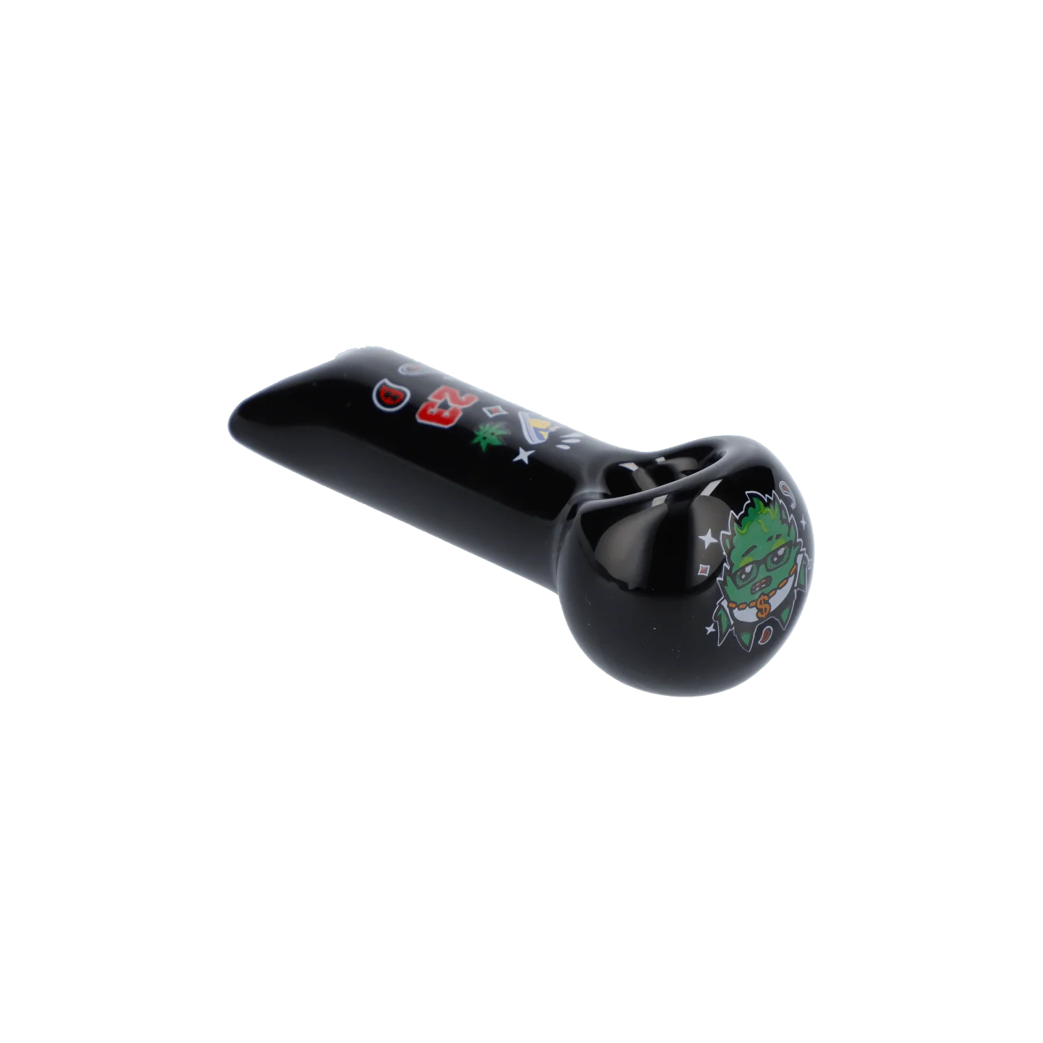 Wido OG Kush Spoon Pipe - Black - 4in. - Image 7