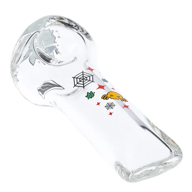 Wido White Wido Spoon Pipe - Clear - 4in. - Image 8