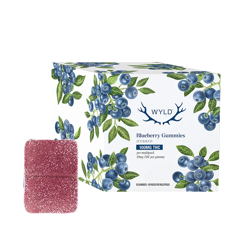 Blueberry THC Gummies