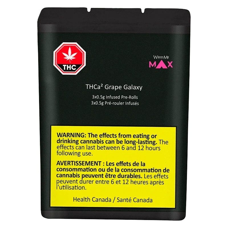 THCa Grape Galaxy Infused PR 3 x 0.5 g - Image 3