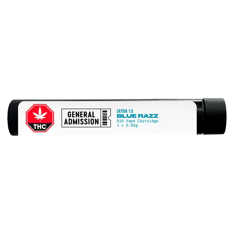 Blue Razz (1:0) Vape Cartridge - Image 3
