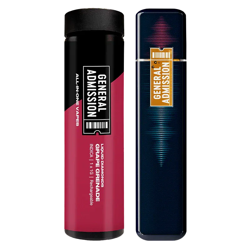 Grape Grenade Liquid Diamond Disposable Vape