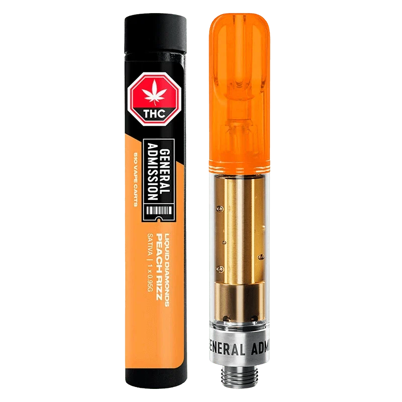 Peach Rizz Liquid Diamond Blend Vape Cartridge