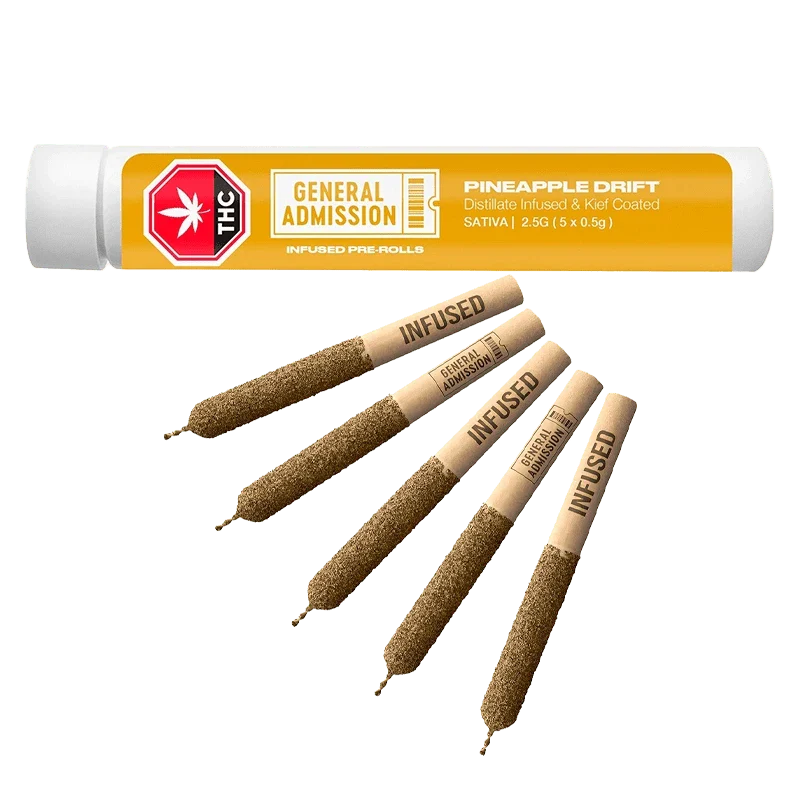 Pineapple Drift Distillate Infused PR 5 x 0.5 g