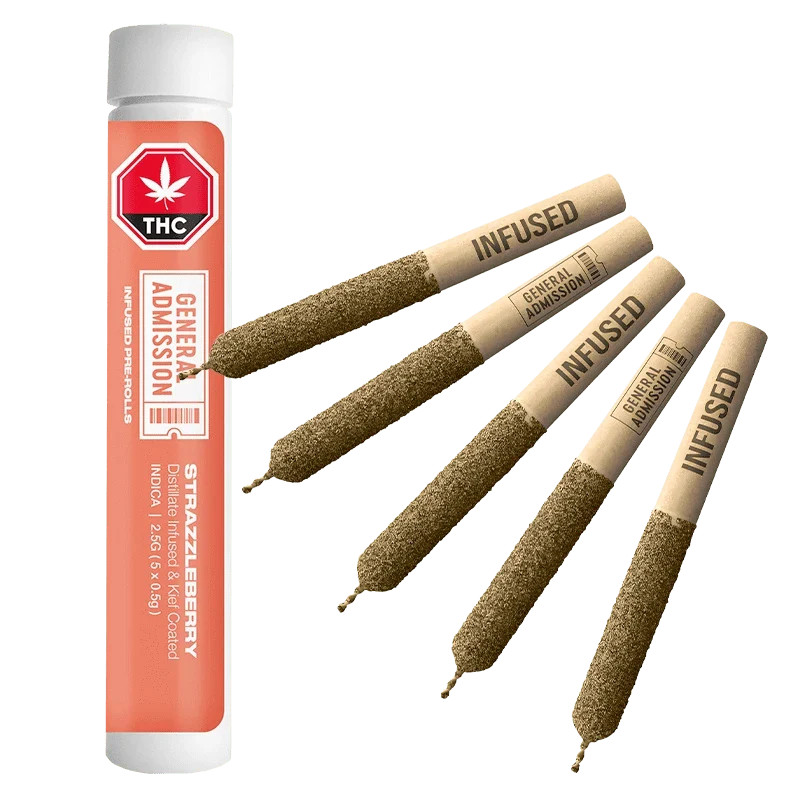 Strazzleberry Distillate Infused PR 5 x 0.5 g