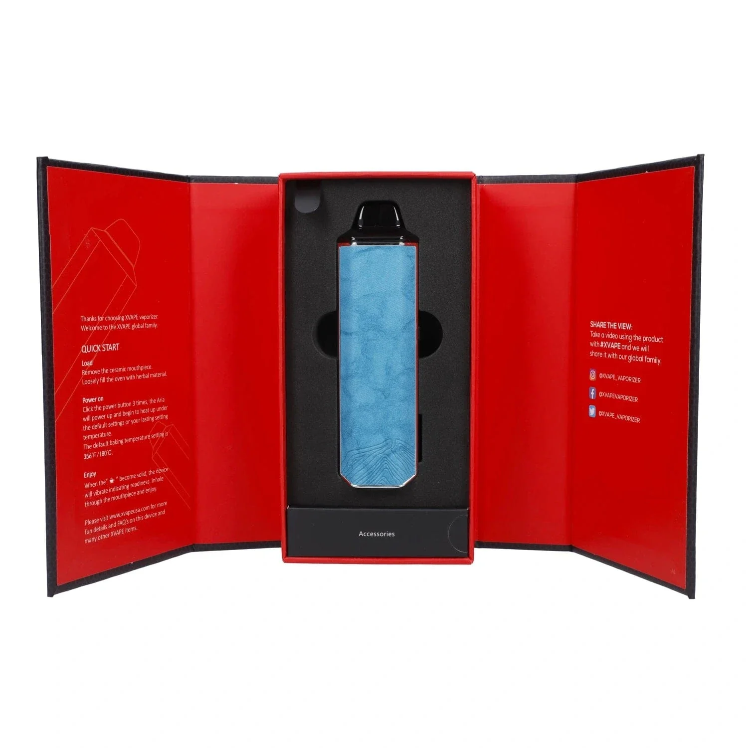 Xvape Aria Dual Use Vaporizer - Blue - Image 8