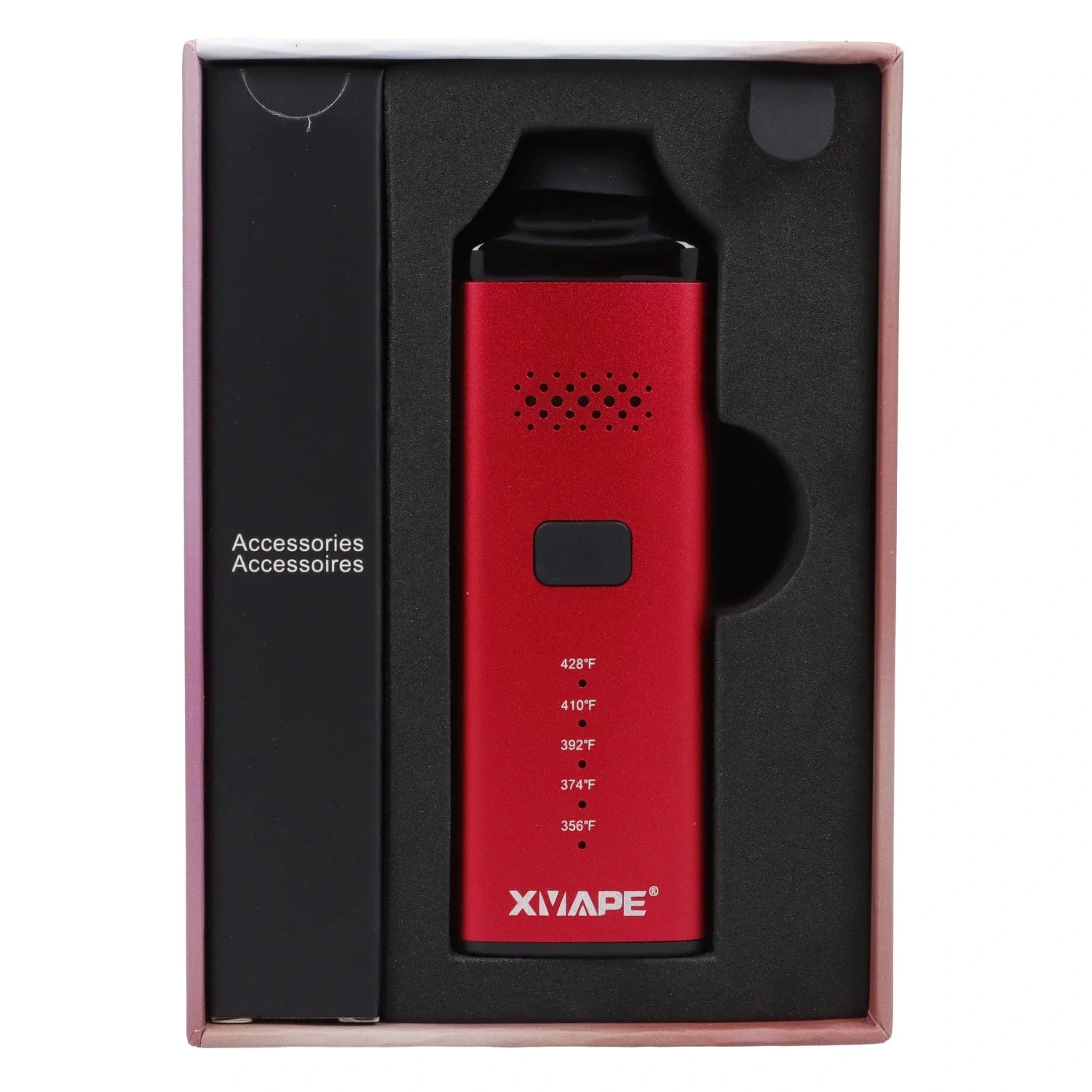 XVape Avant Dry Herb Vaporizer & Screen Set - Red - Image 10