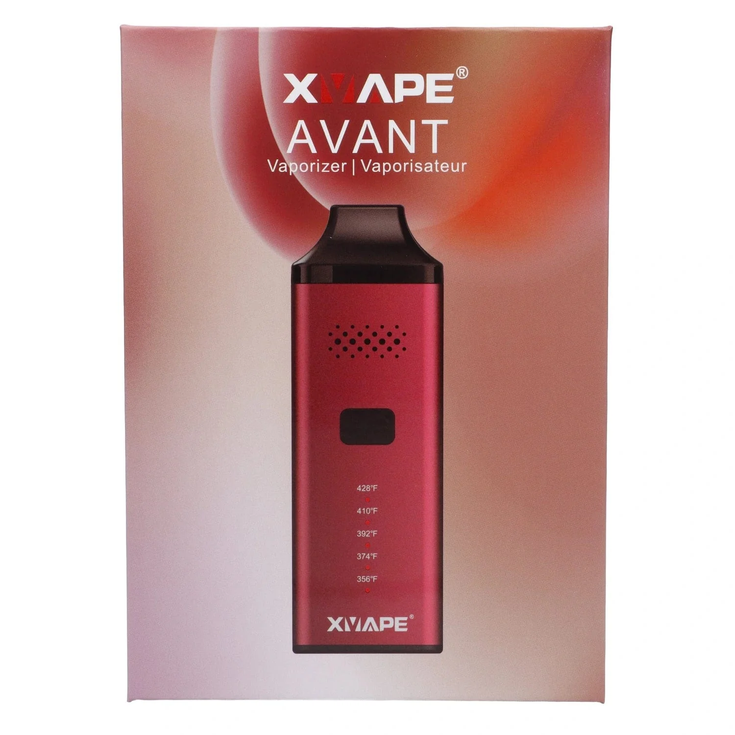 XVape Avant Dry Herb Vaporizer & Screen Set - Red - Image 11