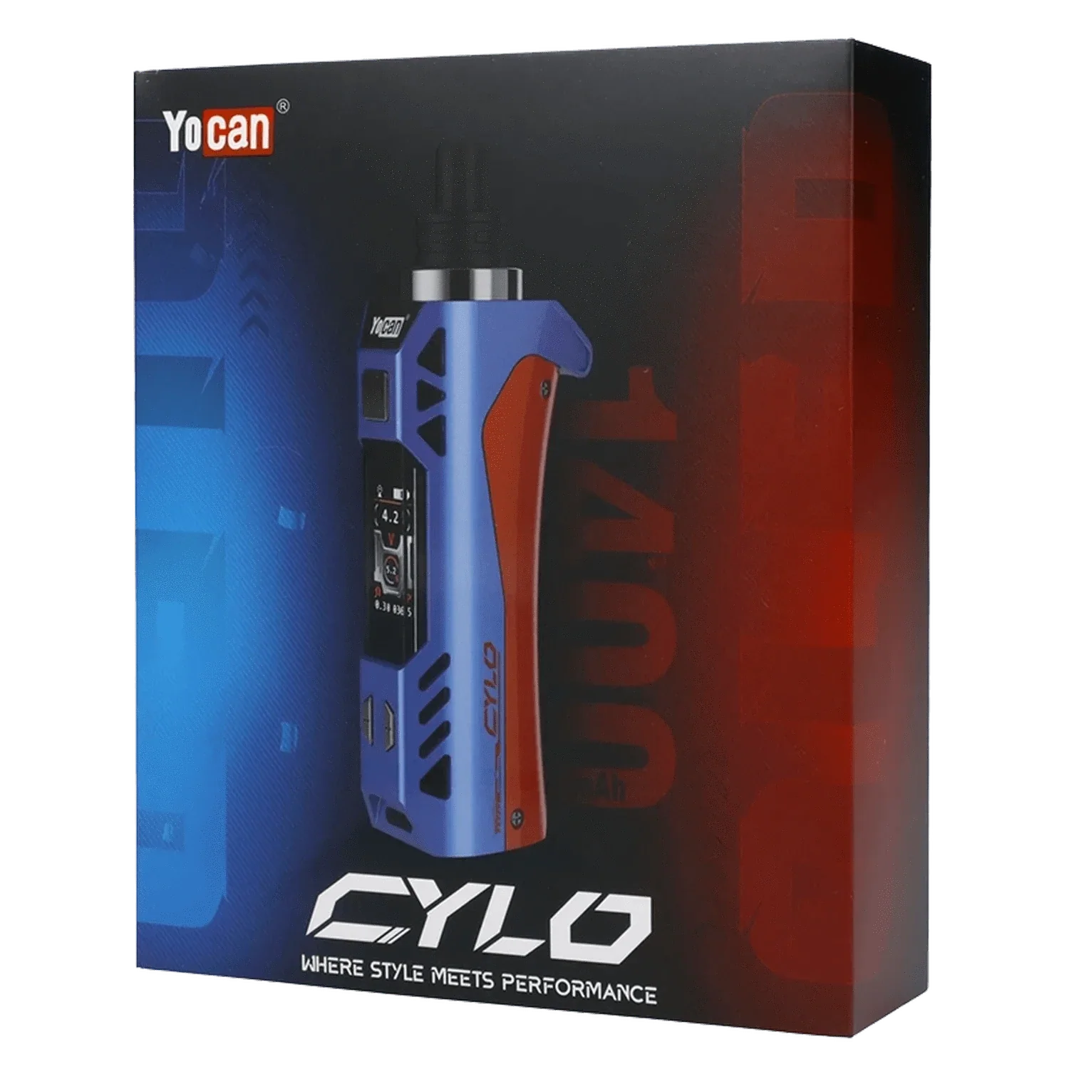 Yocan Cylo Portable Vaporizer Blue & Red - Image 9