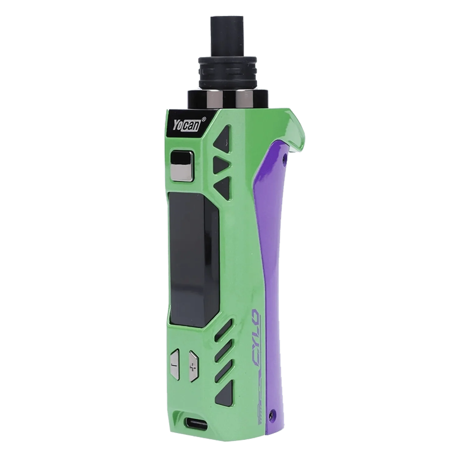 Yocan Cylo Portable Vaporizer Green & Purple - Image 2