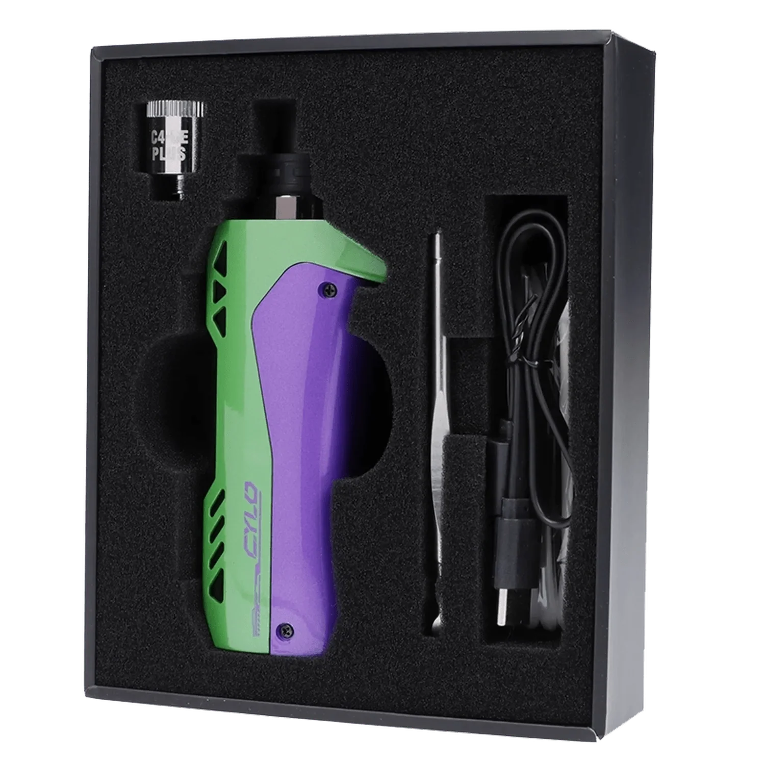 Yocan Cylo Portable Vaporizer Green & Purple - Image 7
