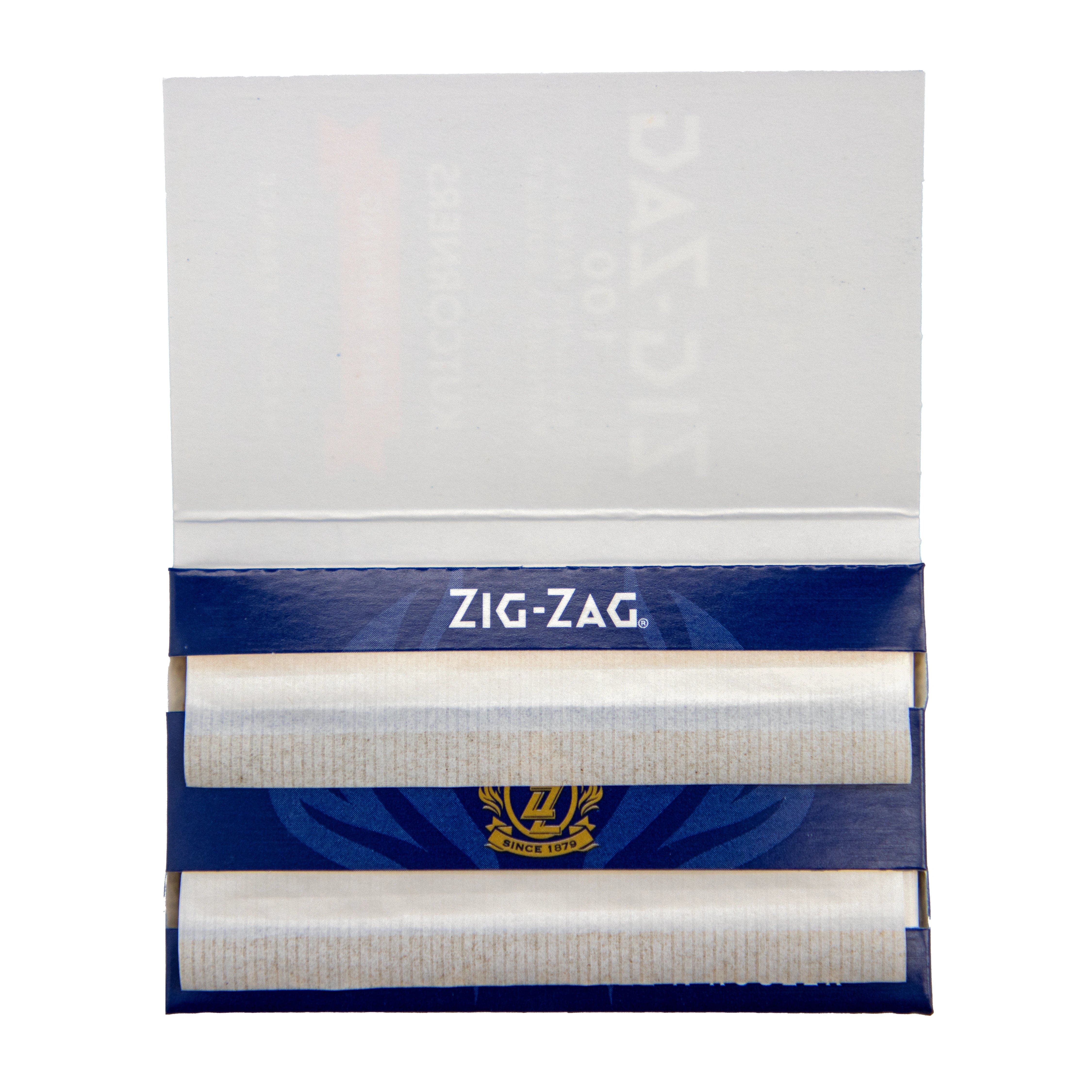Zig Zag Kut Corners Free Burn Rolling Papers - Blue - Single Wide - Image 3