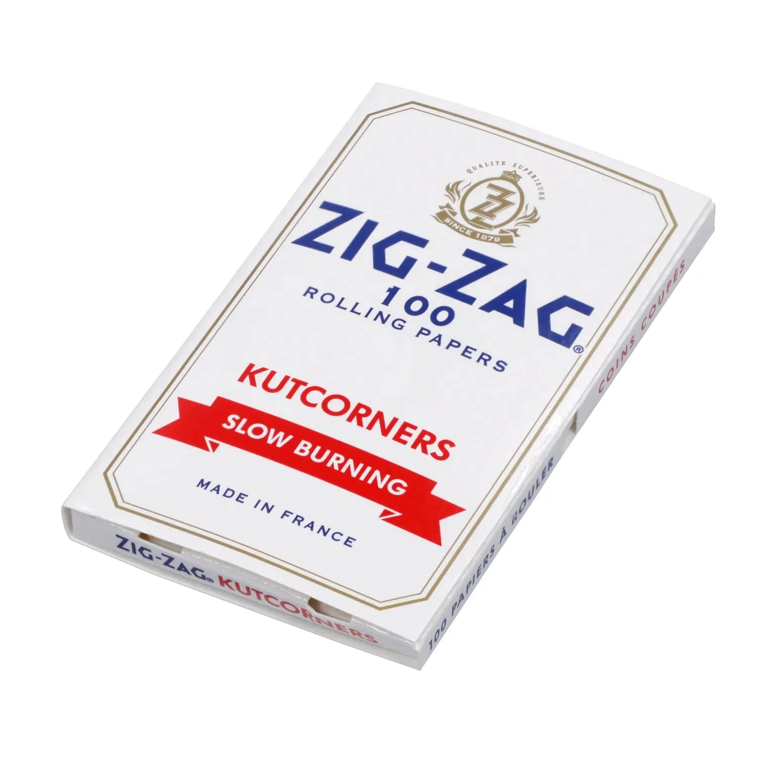 Zig Zag Kut Corners Slow Burn Rolling Papers - White - Single Wide - Image 3