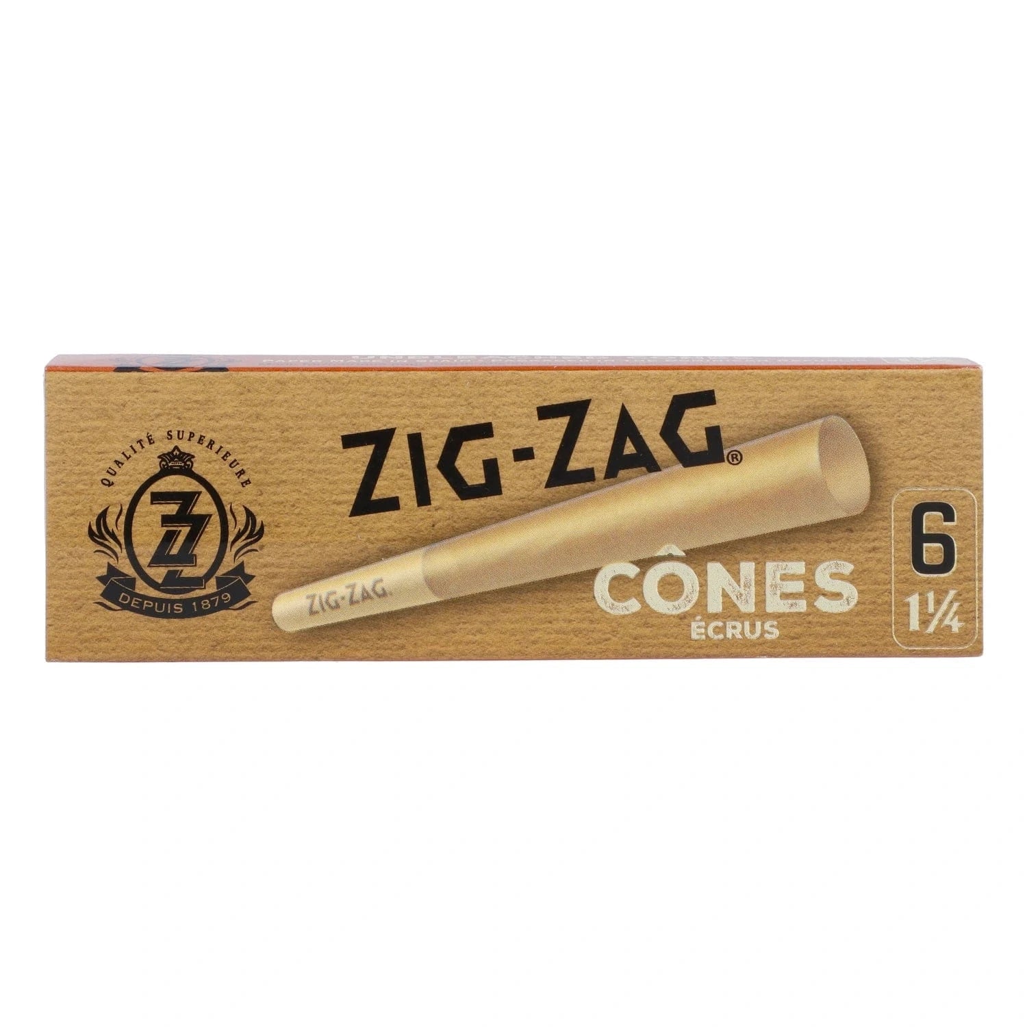 Zig Zag Unbleached Cones - 1 ¼